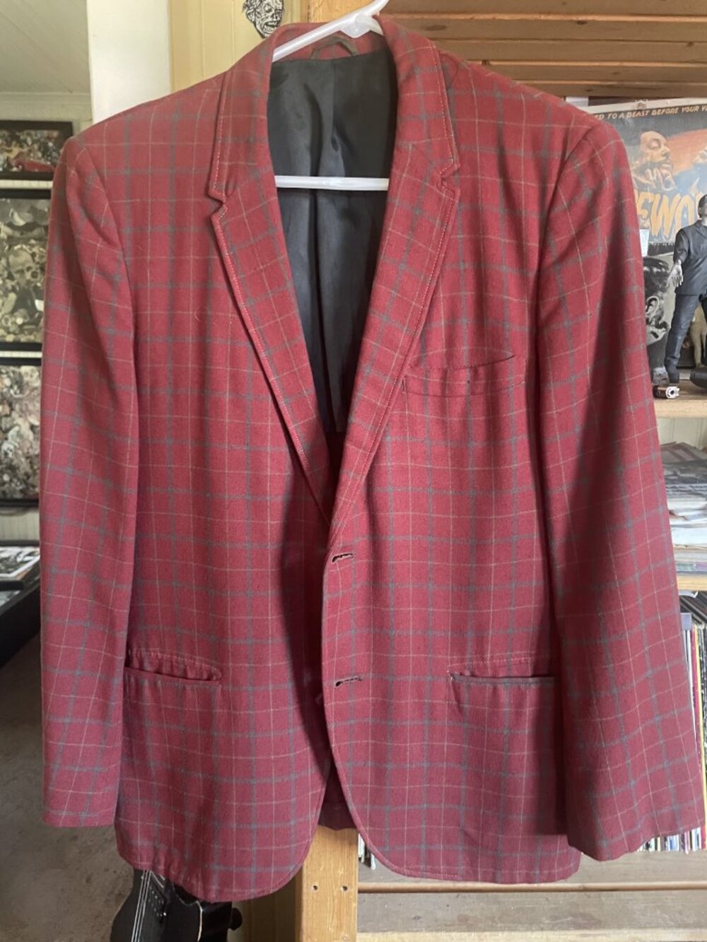 MAN Sport Coats Casual Blazer Two Button Lightweight Suit Jacket SIZE M